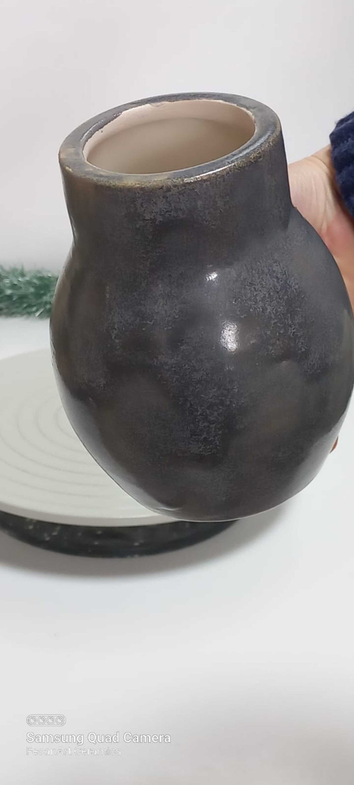 Handcrafted Ceramic Cat Cremation Urn - Indoor/Outdoor Pet Memorial