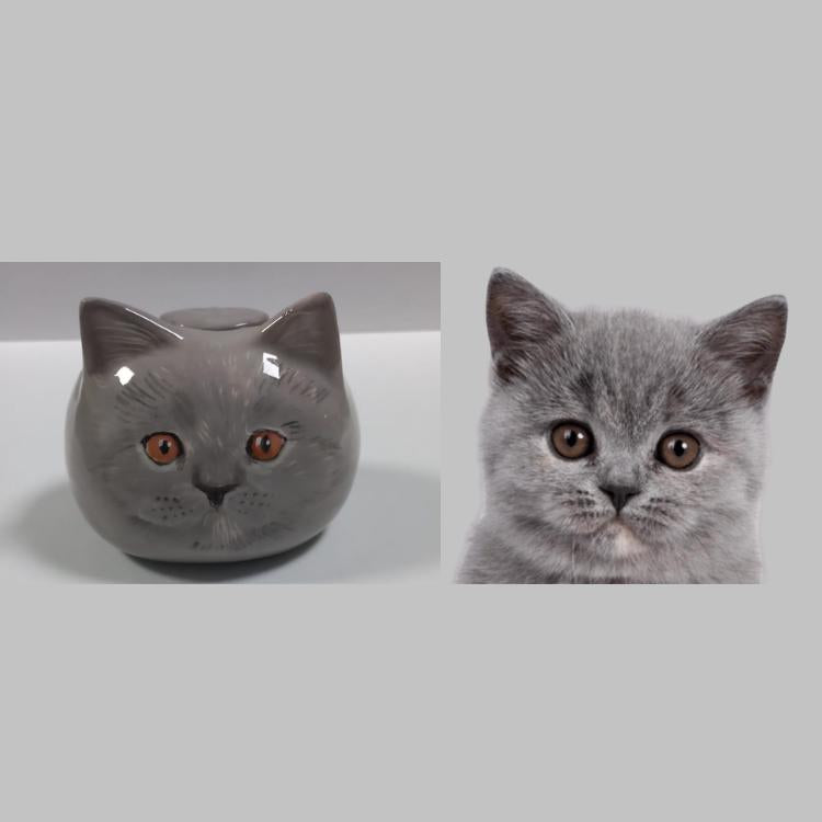 Hand Painted Custom Cat Urn, Keepsake Urn, Personalized Cat Memorial Gift | Rainbow Bridge | Safe Shipping Guarantee !!!