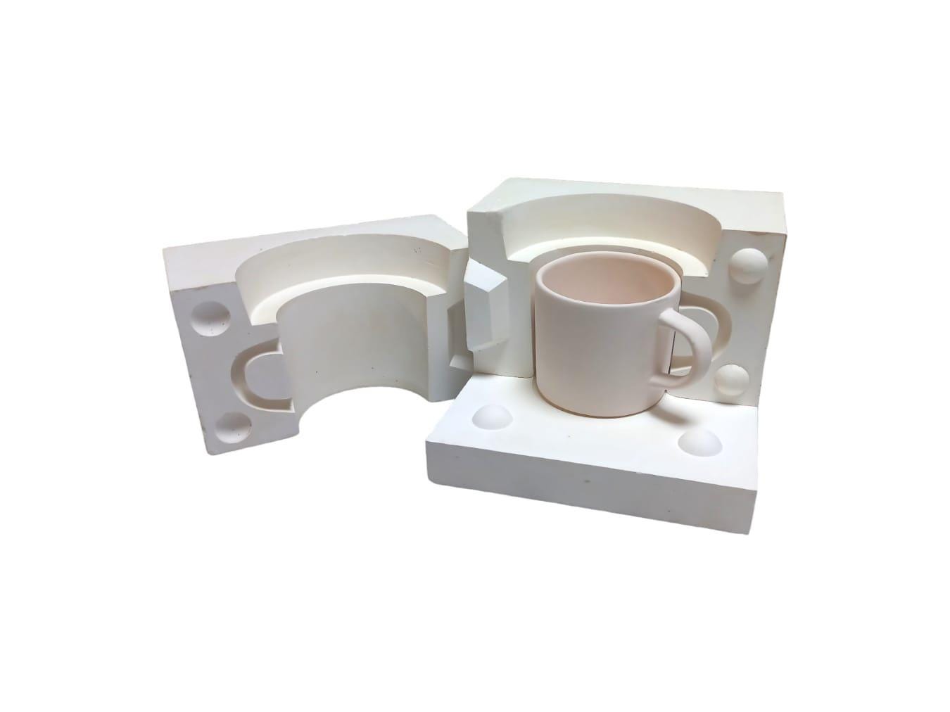 Customizable Mug Plaster Mold: Ceramic Casting Mold