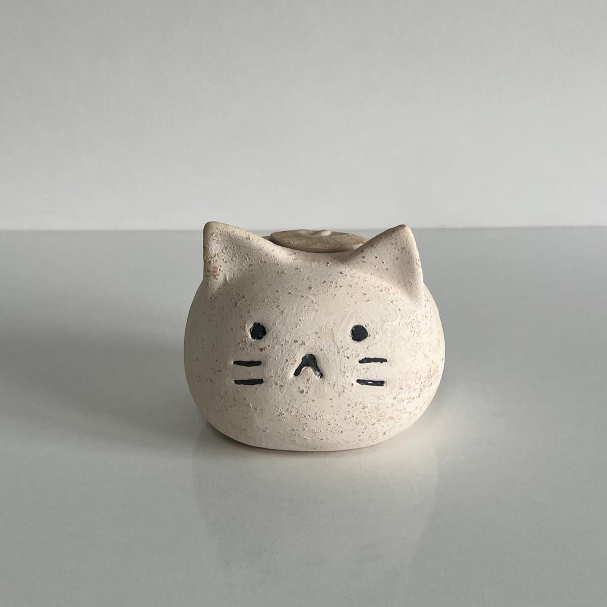 White Cat Cremation Urn – Handmade Ceramic Pet Urn | Cat Memorial | Cat Urn Vase | Rainbow Bridge Memorial Safe Shipping Guarantee !