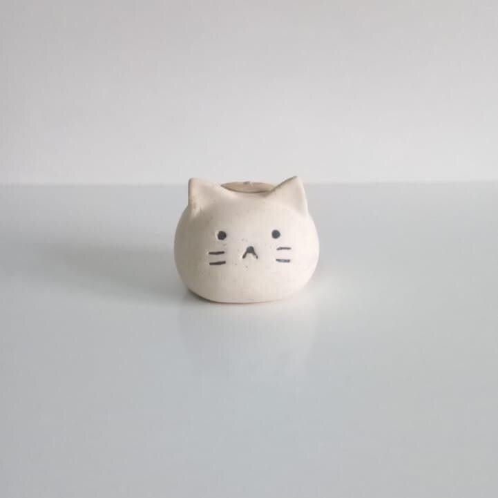 White Cat Cremation Urn – Handmade Ceramic Pet Urn | Cat Memorial | Cat Urn Vase | Rainbow Bridge Memorial Safe Shipping Guarantee !