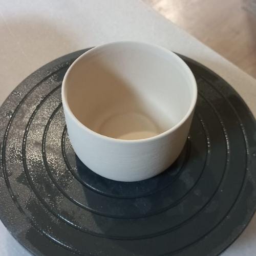 Sugar Bowl Plaster Mold: Ceramic Casting, Coffee Cup Mold (FB0402)