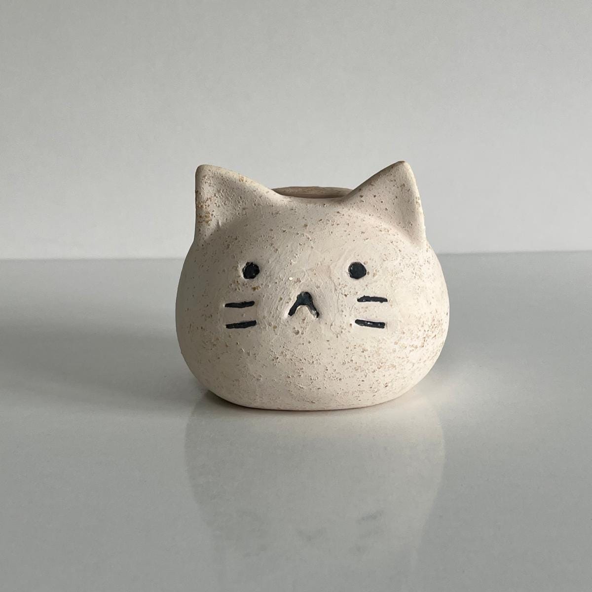 White Cat Cremation Urn – Handmade Ceramic Pet Urn | Cat Memorial | Cat Urn Vase | Rainbow Bridge Memorial Safe Shipping Guarantee !