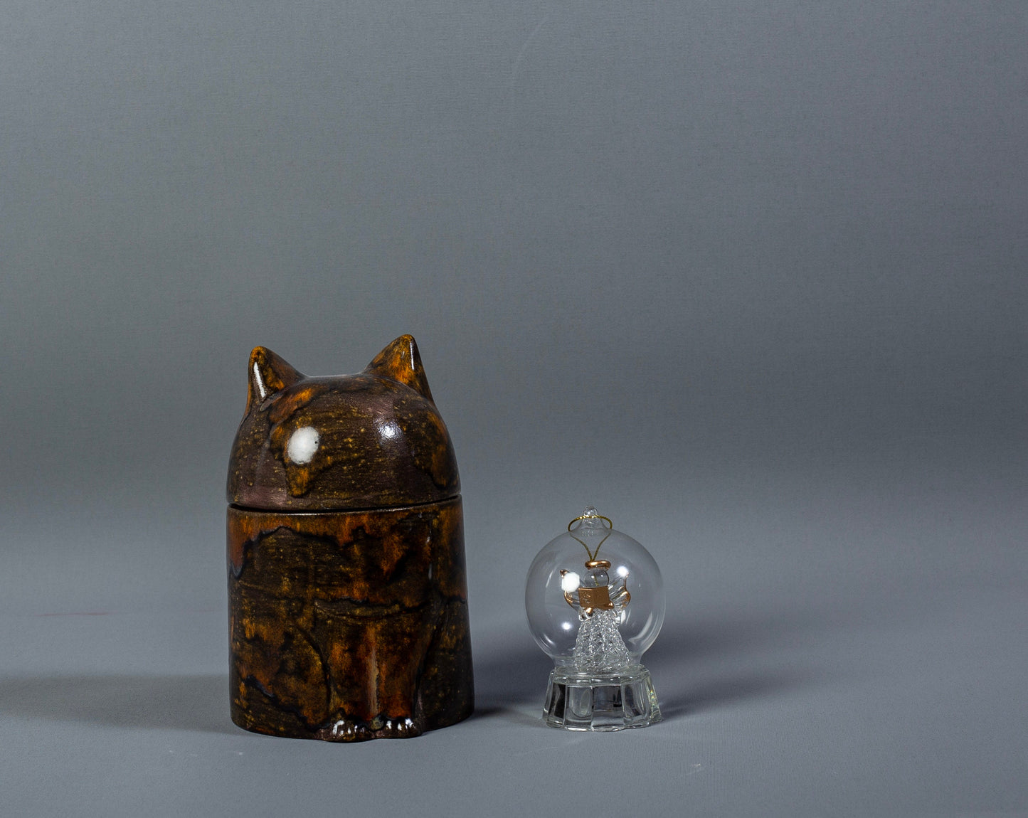 Handmade Ceramic Pet Urn Cat | Custom Cat Urn for Ashes | Small Memorial Urn | Katzenurne, urna para gato, urna gatto, katten urn, katteur