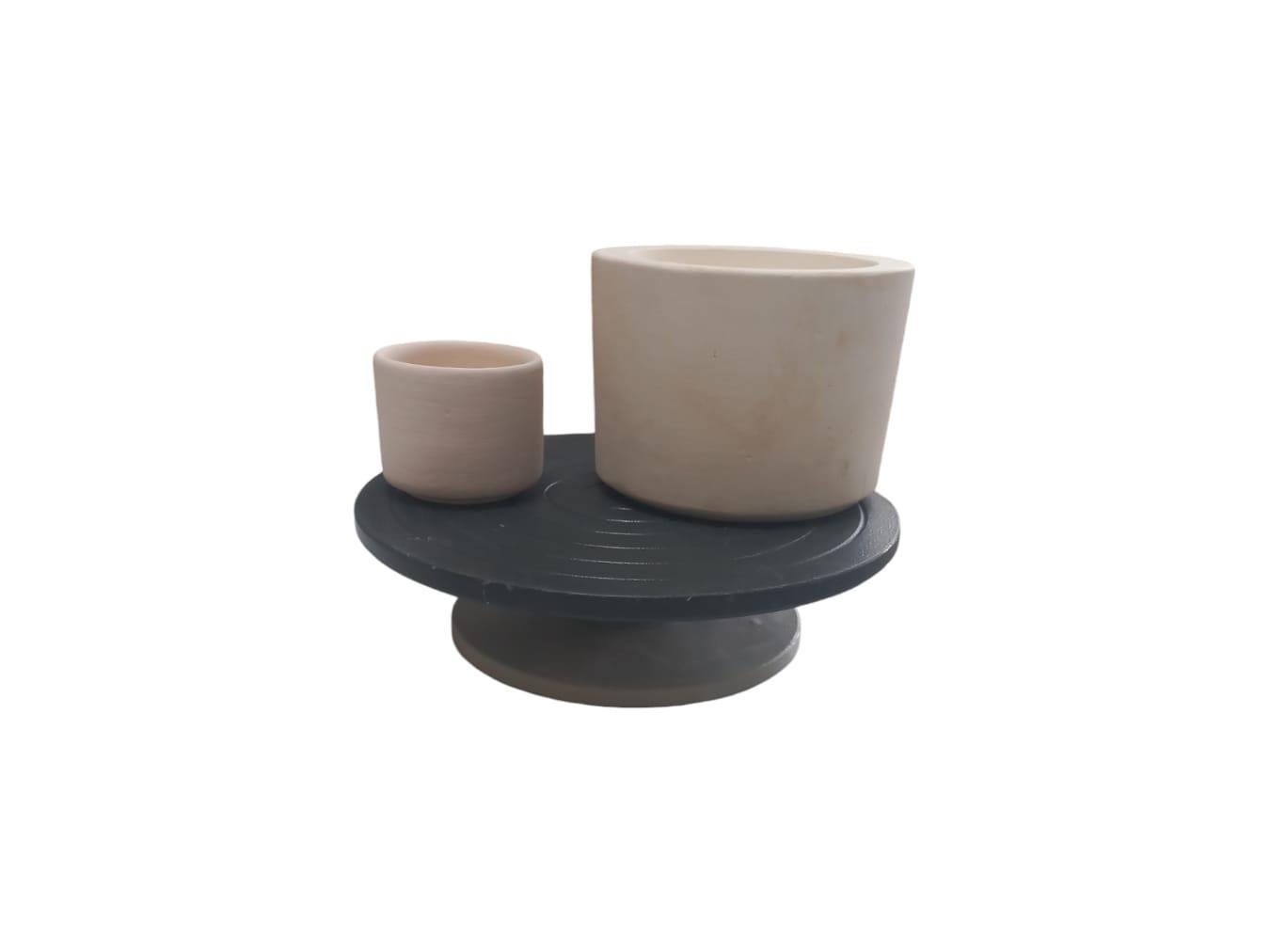 Plaster Caffeine Shot Cup Mold: Ceramic Casting Mold (FB2019)