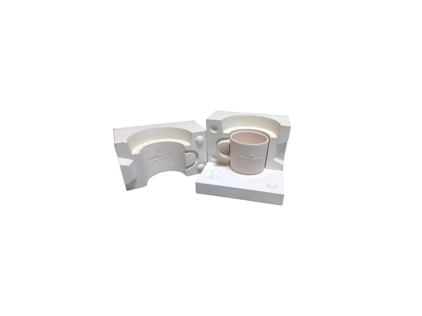 Customizable Mug Plaster Mold: Ceramic Casting Mold