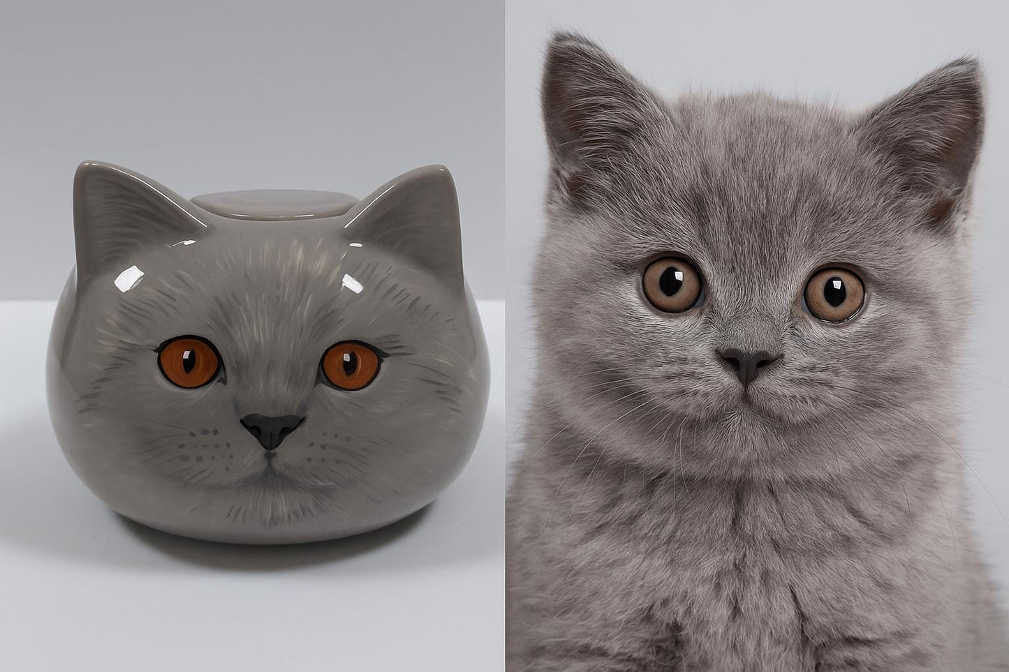 Hand Painted Custom Cat Urn, Keepsake Urn, Personalized Cat Memorial Gift | Rainbow Bridge | Safe Shipping Guarantee !!!