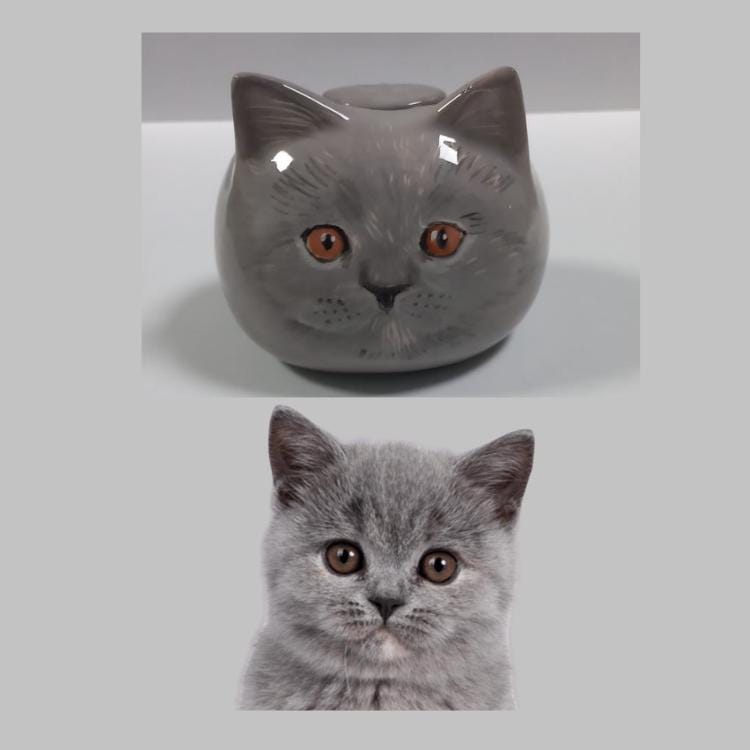 Hand Painted Custom Cat Urn, Keepsake Urn, Personalized Cat Memorial Gift | Rainbow Bridge | Safe Shipping Guarantee !!!