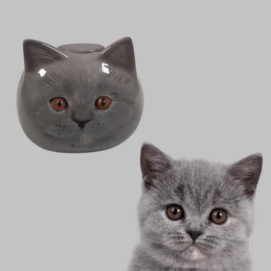 Hand Painted Custom Cat Urn, Keepsake Urn, Personalized Cat Memorial Gift | Rainbow Bridge | Safe Shipping Guarantee !!!
