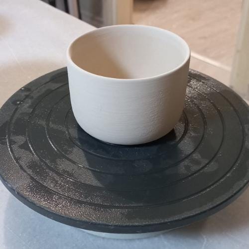 Sugar Bowl Plaster Mold: Ceramic Casting, Coffee Cup Mold (FB0402)